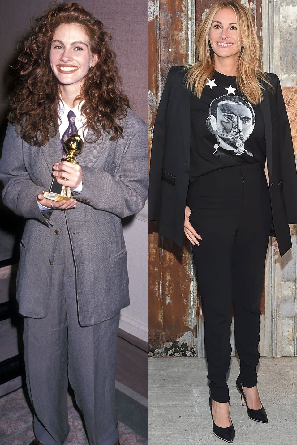 Julia Roberts 1990 v. Now