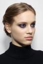 <p><strong>Trend: purple glitter eyes </strong></p><p>The make-up at Carolina Herrera was a new and playful take on the smoky eye, which lead make-up artist Diane Kendal dubbed the "midnight smoky." Mac's <a rel="nofollow noopener" href="https://www.maccosmetics.co.uk/product/13840/372/products/makeup/eyes/eyeshadow/pigment#/shade/Deep_Blue_Green" target="_blank" data-ylk="slk:Pigment in Naval Blue;elm:context_link;itc:0;sec:content-canvas" class="link ">Pigment in Naval Blue</a> £16.50, was diffused over the eyelids and <a rel="nofollow noopener" href="https://www.maccosmetics.co.uk/product/13838/40607/products/makeup/eyes/eye-liner/modern-twist-kajal-liner" target="_blank" data-ylk="slk:Modern Twist Kajal Liner in Ocean Liner;elm:context_link;itc:0;sec:content-canvas" class="link ">Modern Twist Kajal Liner in Ocean Liner</a>, £15, over both lash lines. It was teamed with a touch of <a rel="nofollow noopener" href="https://www.maccosmetics.co.uk/product/13839/10182/products/makeup/eyes/mascara/haute-naughty-lash-mascara" target="_blank" data-ylk="slk:Haute & Naughty Lash Mascara;elm:context_link;itc:0;sec:content-canvas" class="link ">Haute & Naughty Lash Mascara</a> £20, and <a rel="nofollow noopener" href="https://www.maccosmetics.co.uk/product/13840/372/products/makeup/eyes/eyeshadow/pigment#/shade/Platinum" target="_blank" data-ylk="slk:Pigment in Platinum;elm:context_link;itc:0;sec:content-canvas" class="link ">Pigment in Platinum</a>, £16.50, on the tear ducts for further definition.</p>