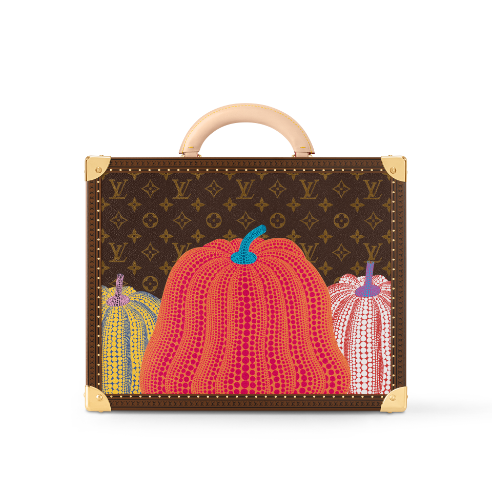 Cotteville 40 in Monogram canvas with Pumpkins print - Louis Vuitton x Yayoi Kusama. (PHOTO: Louis Vuitton)