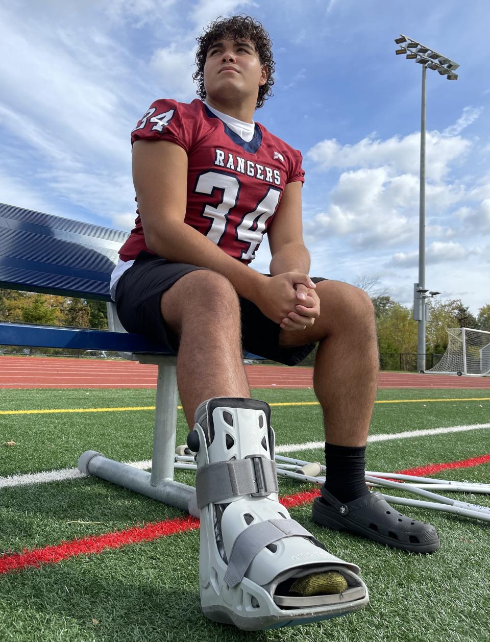 Westborough senior Sebastian Grillo is out for the season after suffering a Lisfranc injury during a pre-season scrimmage against Worcester South.