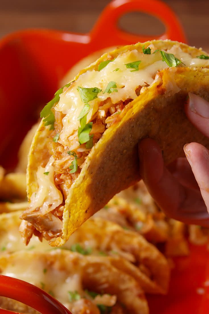 Cheesy Chicken Tacos