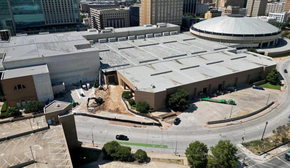 Construction for the first phase of the Fort Worth Convention Center’s upgrade began in August. The first phase will demolish a storage annex, allowing for Commerce Street to be straightened out.