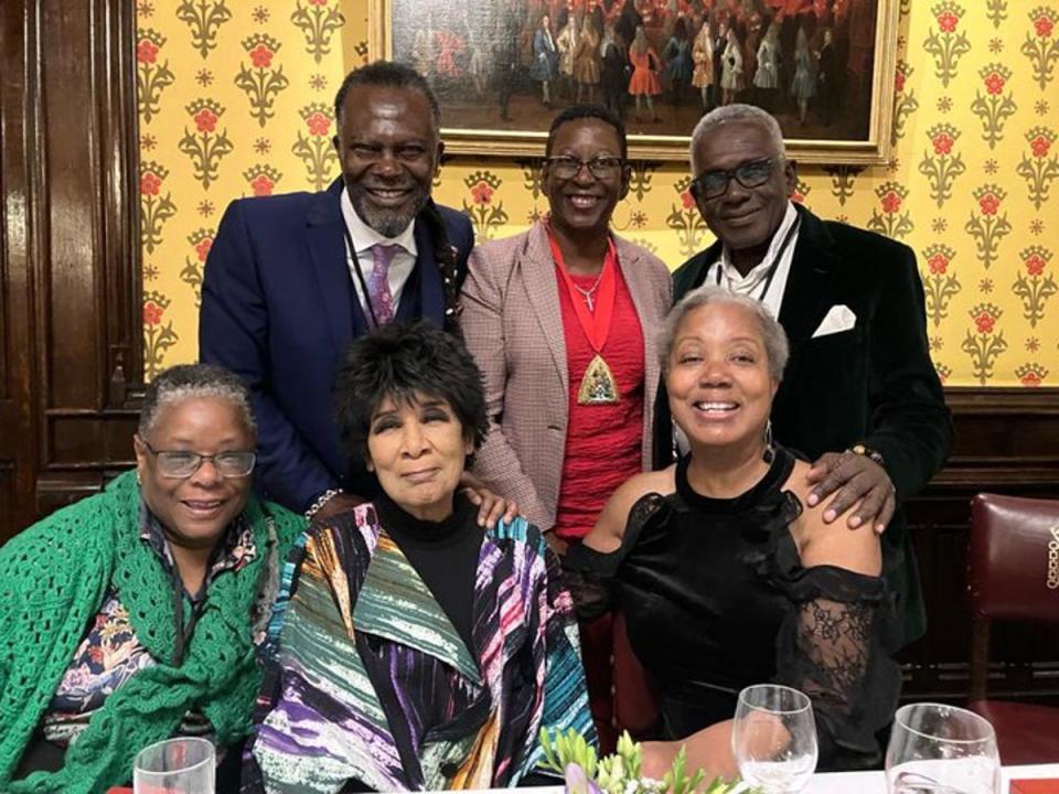 Baroness Benjamin, former news anchor Moira Stuart, entrepreneur Levi Roots and actor Rudolph Walker were all present (Rudolph Walker/X)