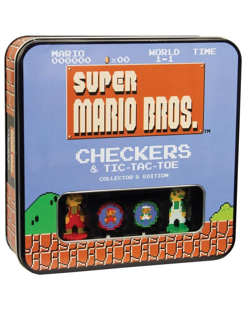 Best Gift for Gamers: Super Mario Bros. Checker and Tic-Tac-Toe Collector’s Edition Game