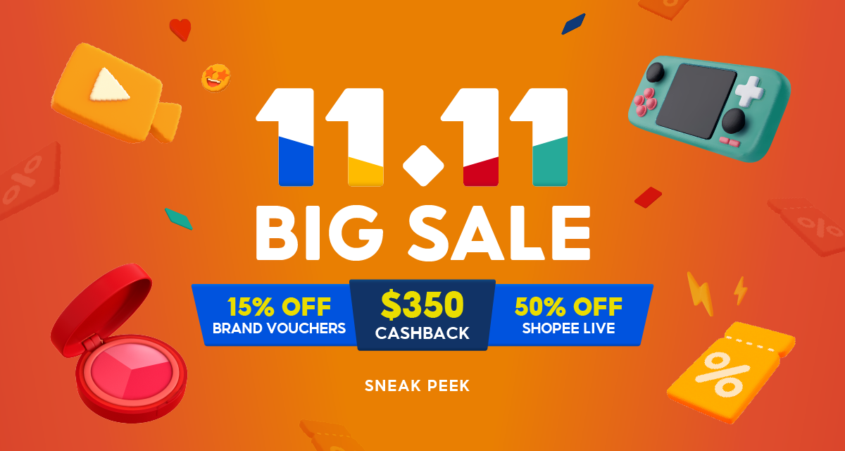 Shopee Singapore 11.11 Big Sale. (Photo: Shopee SG)