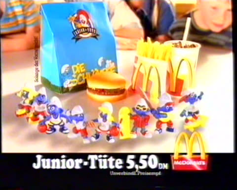 Ähnlich wie bei Twix war auch die Umbenennung der "Juniortüte" in "Happy Meal" der internationalen Vereinheitlichung bei McDonald’s geschuldet. Seit 1999 gibt es die Kindertüte nur noch unter ihrem englischen Namen in Deutschland.