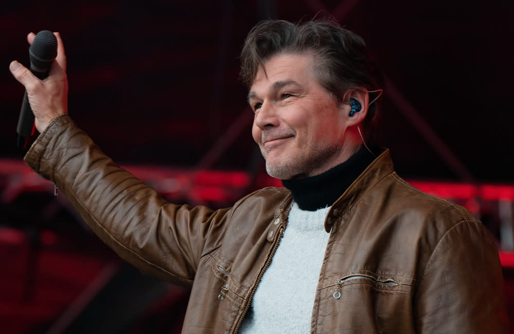 Morten Harket says his solo songs are 'political' but from a 'philosophical perspective' credit:Bang Showbiz