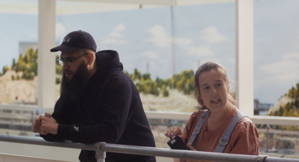 Rosie Jones is joined by Jamali Maddix. (Channel 4)