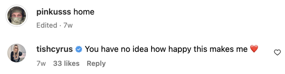 Comments from pinkusss: "Home" and tishcyrus: "You have no idea how happy this makes me"
