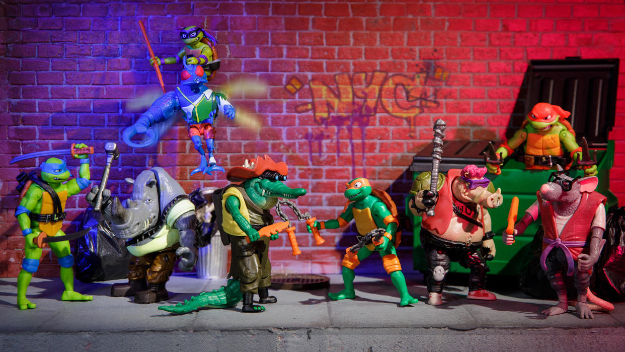 Playmates has released more figures in its Mutant Mayhem line of TMNT toys. (Photo: Courtesy of Playmates)