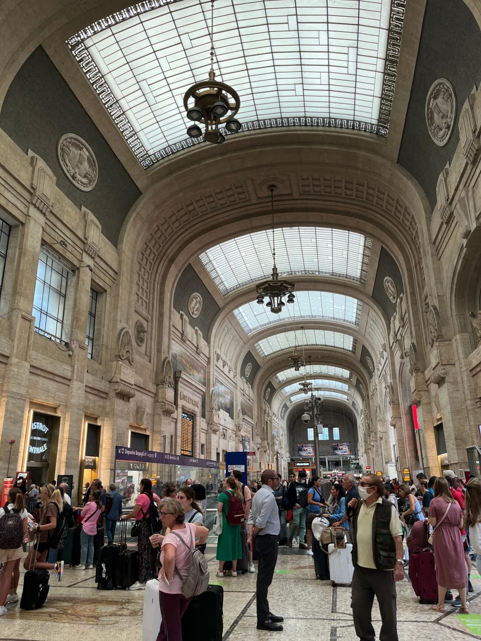 Milan Central station.
