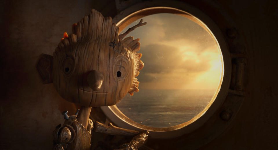 Pinocchio (voiced by Gregory Mann) in 'Guillermo del Toro's Pinocchio.'<span class="copyright">Courtesy of Netflix</span>