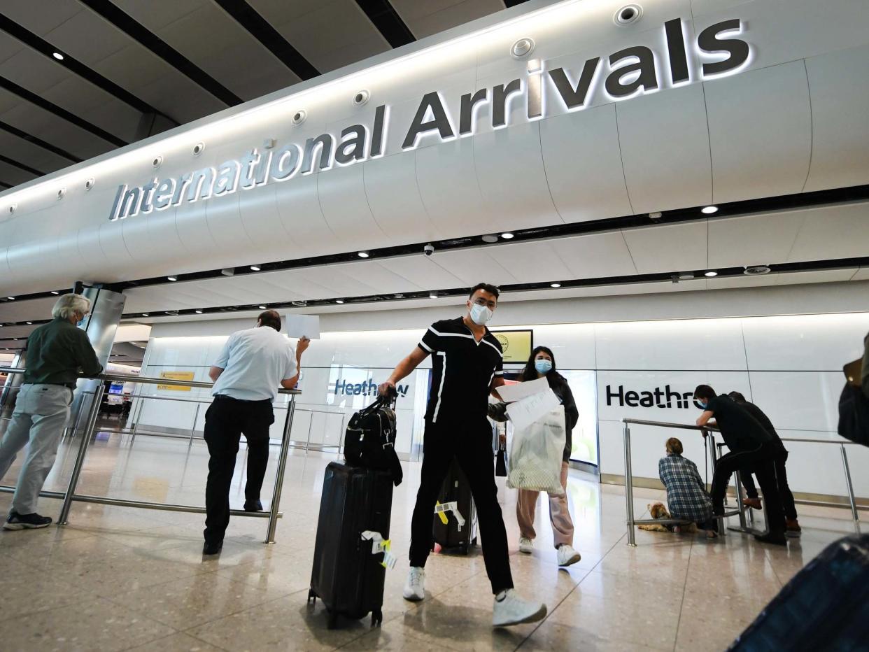 The UK government has continued to back its support for a fourteen day quarantine on travellers from Spain: EPA