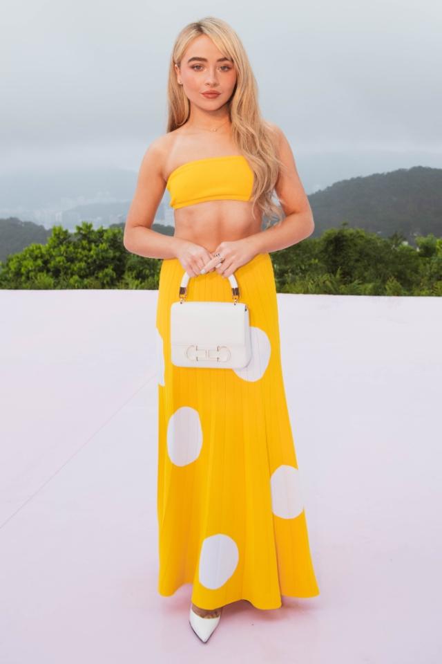 Shop Sabrina Carpenter's Yellow Polka Dot Set in Brazil