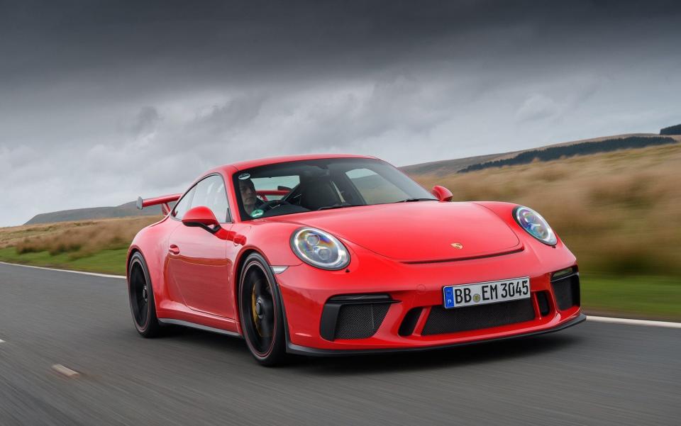 The 911 GT3 is a phenomenal drivers machine, launched against a backdrop of upmarket SUVs that Porsche clearly deems more profitable than sports cars these days - Copyright Dean Smith