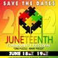 The Juneteenth Community Festival is Saturday and Sunday at Nimisilla Park in Canton.