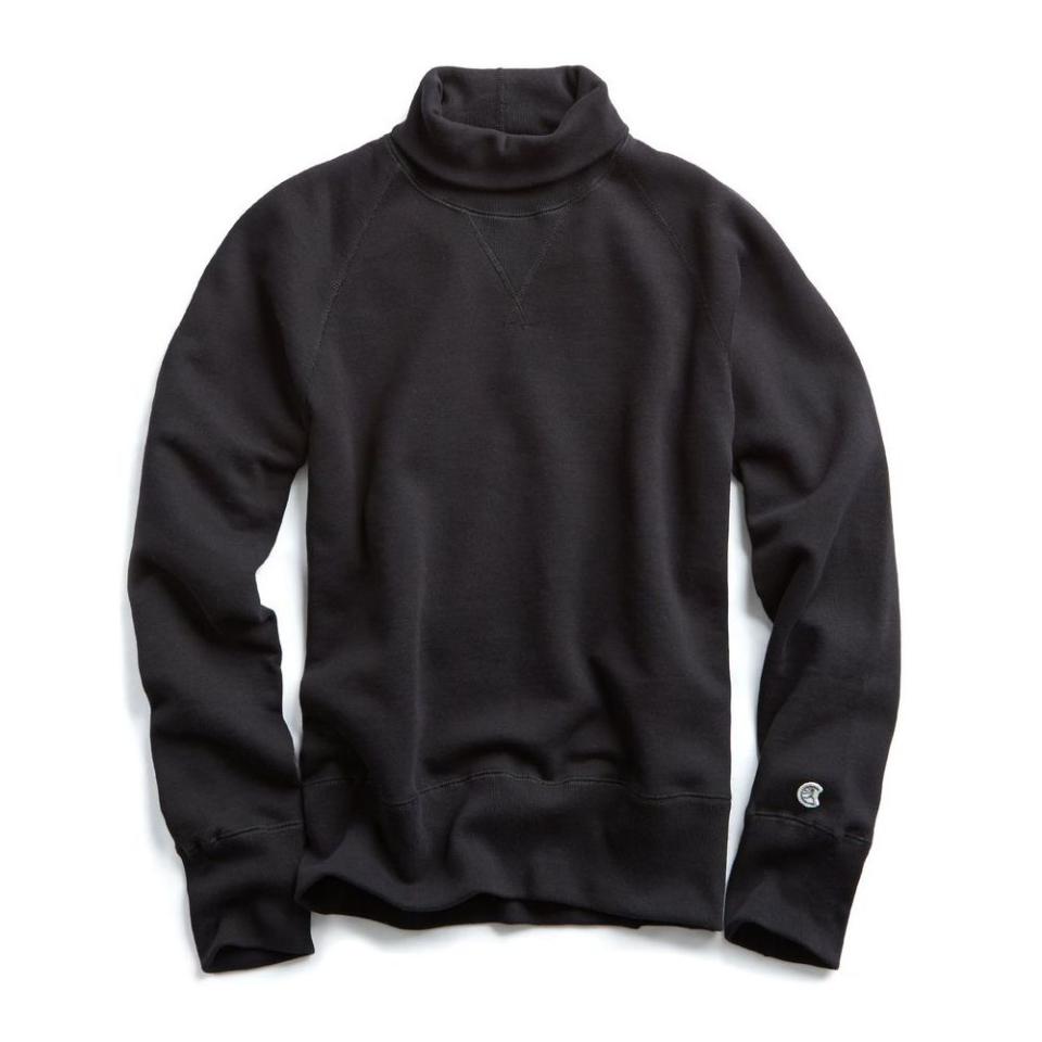 Fleece Turtleneck Sweatshirt