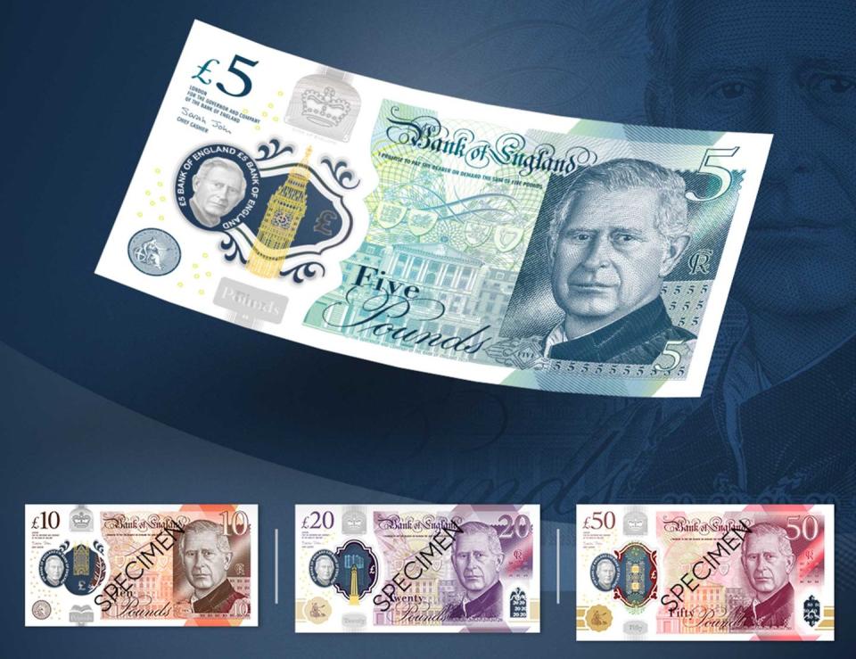 king charles banknotes