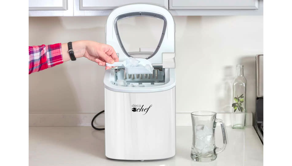 Got an outlet on the patio? Then you can have fresh ice in minutes. (Photo: Wayfair)