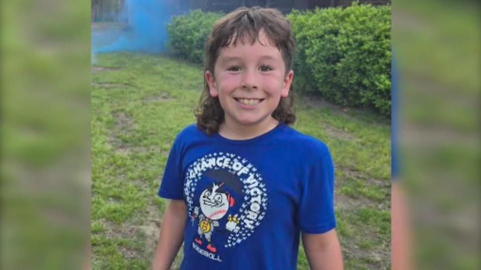 9-year-old Branson Baker ran over a mile in the dark, through downed power lines and debris to get help for his injured parents. / Credit: Johnny Baker