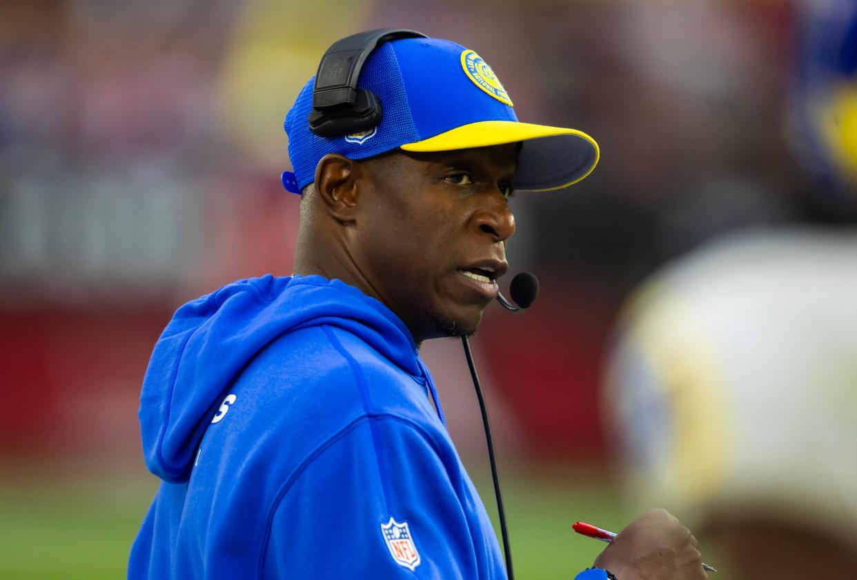 Raheem Morris previously was on the Atlanta Falcons coaching staff and spent the last three seasons as the Los Angeles Rams' defensive coordinator.