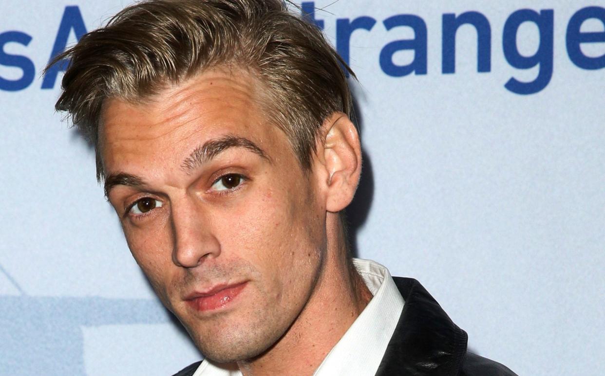 I Want Candy singer Aaron Carter accidentally drowned in his spa-style bathtub in November, a US coroner has ruled - Rich Fury/Invision/AP