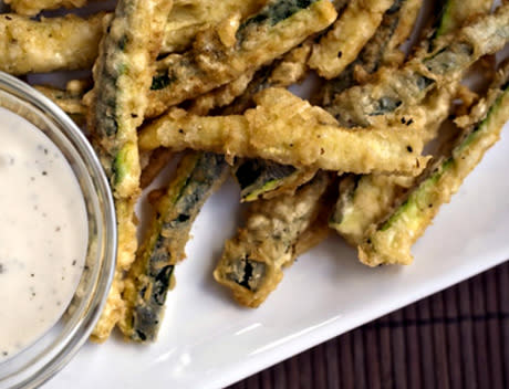 Beer Battered Zucchini Fries