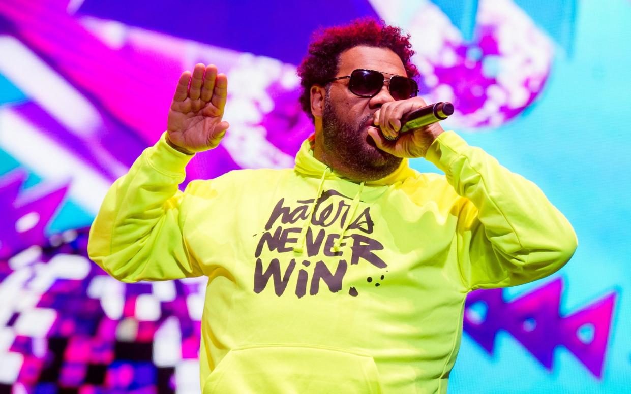 Fatman Scoop performing at London's O2 arena in 2020