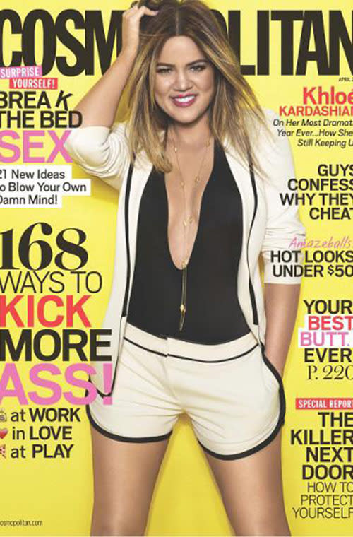 Khloe Kardashian in Cosmopolitan