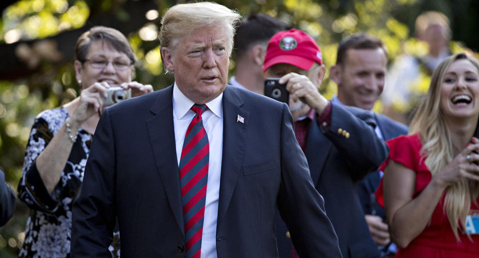 US President Donald Trump photographed Friday, June 8, 2018. Source: Getty