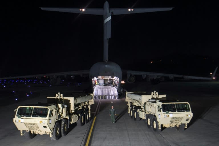 The deployment of the US THAAD missile defence system in SOuth Korea has sparked worsening relations between Beijing and Seoul