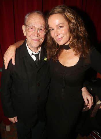 <p>Bruce Glikas/WireImage</p> Joel Grey and daughter Jennifer Grey at his 92nd birthday celebration.