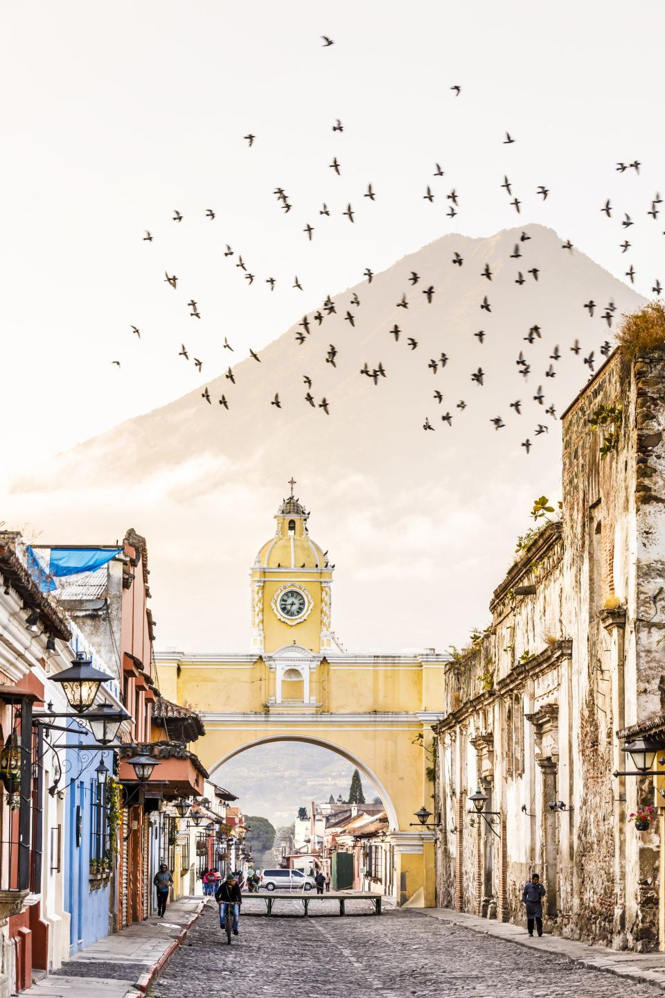 The Santa Catalina Arch in Antigua, Guatemala