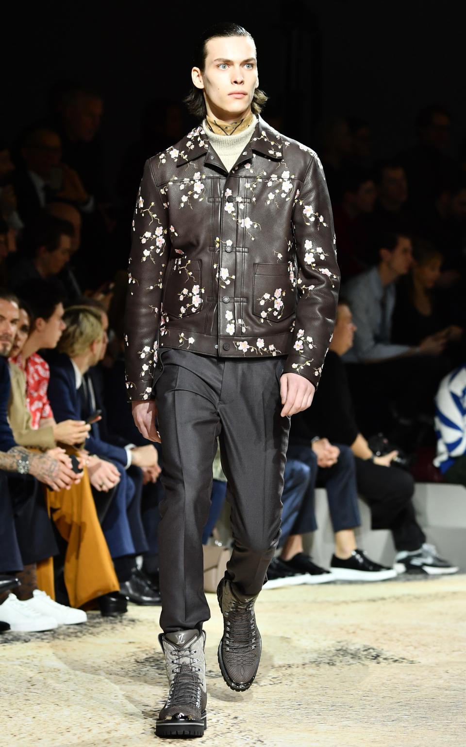 A look from the Louis Vuitton Menswear show in Paris - 2018 Getty Images