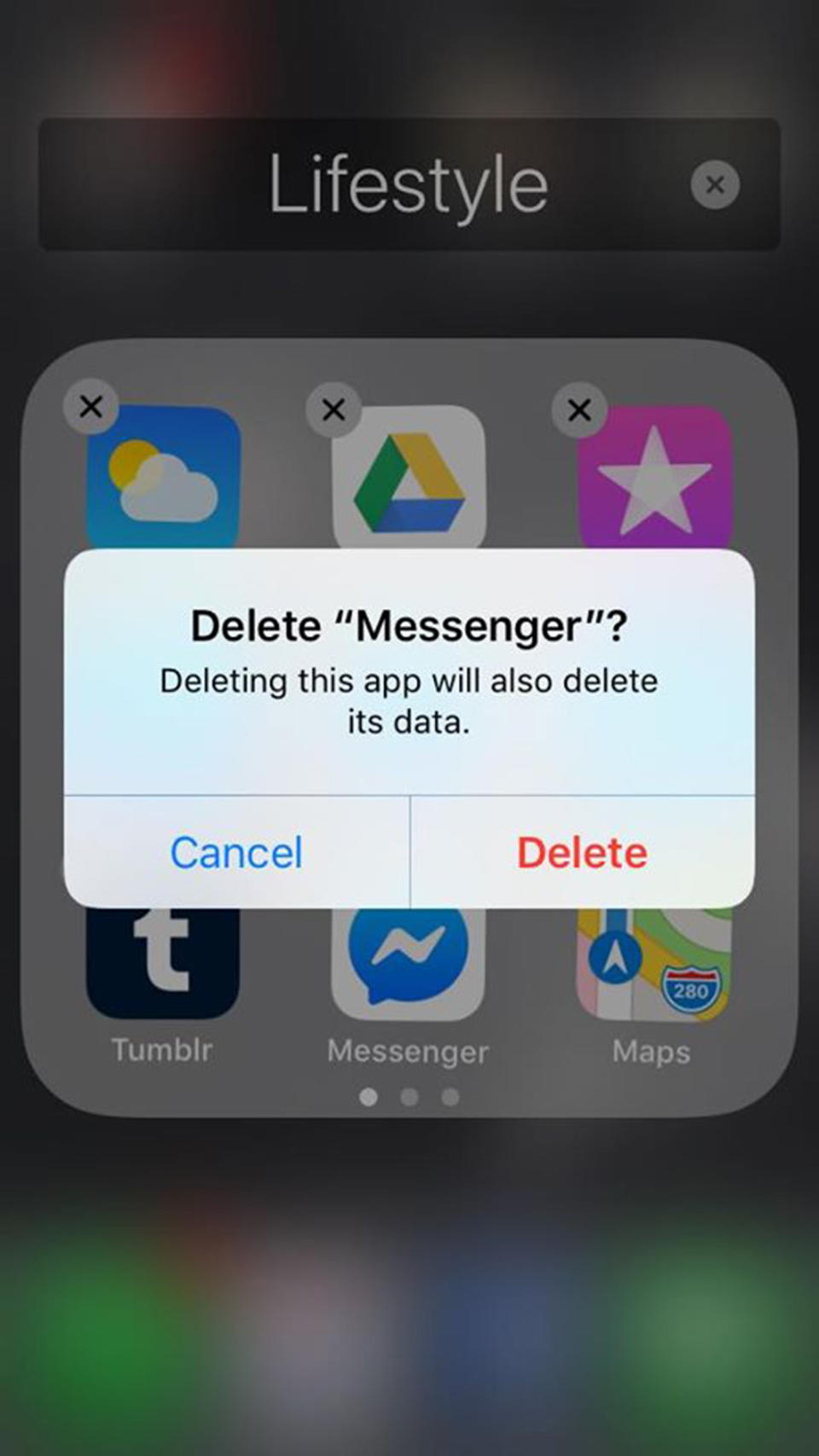 How to delete apps from iPhone ( )
