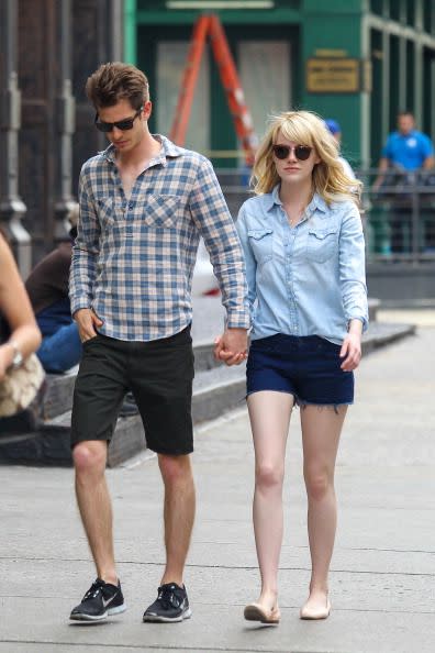 Emma Stone and Andrew Garfield