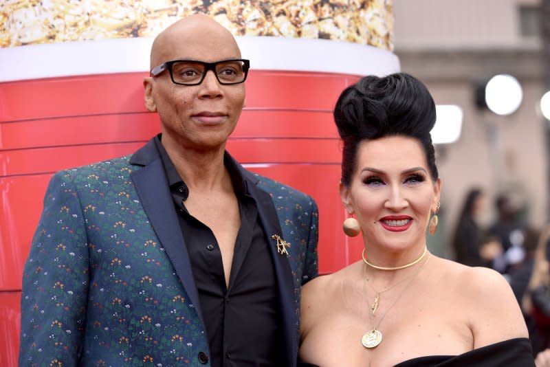 RuPaul (L) and Michelle Visage attend the MTV Movie & TV Awards in 2017. File Photo by Christine Chew/UPI