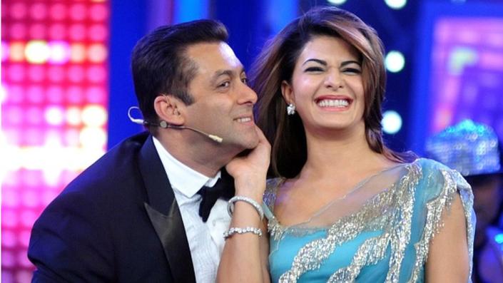 Jacqueline Fernandez avec la superstar de Bollywood Salman Khan