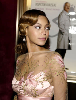 Beyonce Knowles at the New York premiere of MGM/Columbia Pictures' The Pink Panther