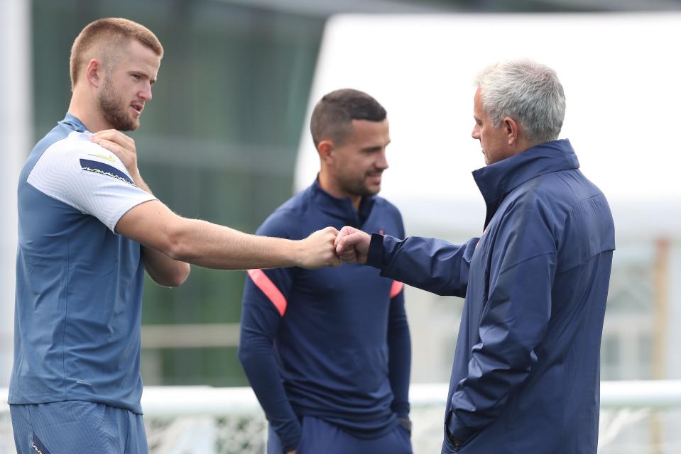 <p>Eric Dier says Jose Mourinho has fostered a brilliant atmosphere during his 12 months in charge at Tottenham</p> (Tottenham Hotspur FC via Getty Images)