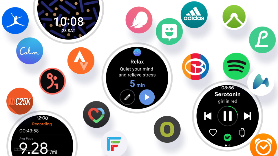 <p>A screenshot showing the new Samsung One UI Watch experience based on Wear OS.</p> 