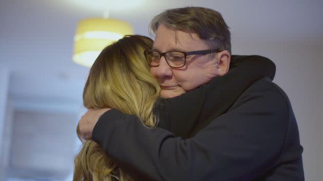 Vicky and her dad, John (Photo: Channel 4)