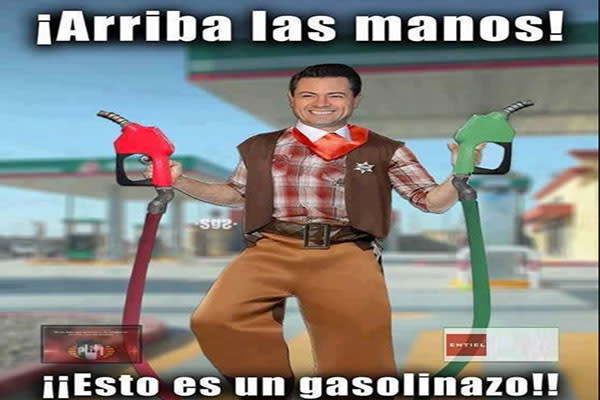 Memes por gasolinazo en México