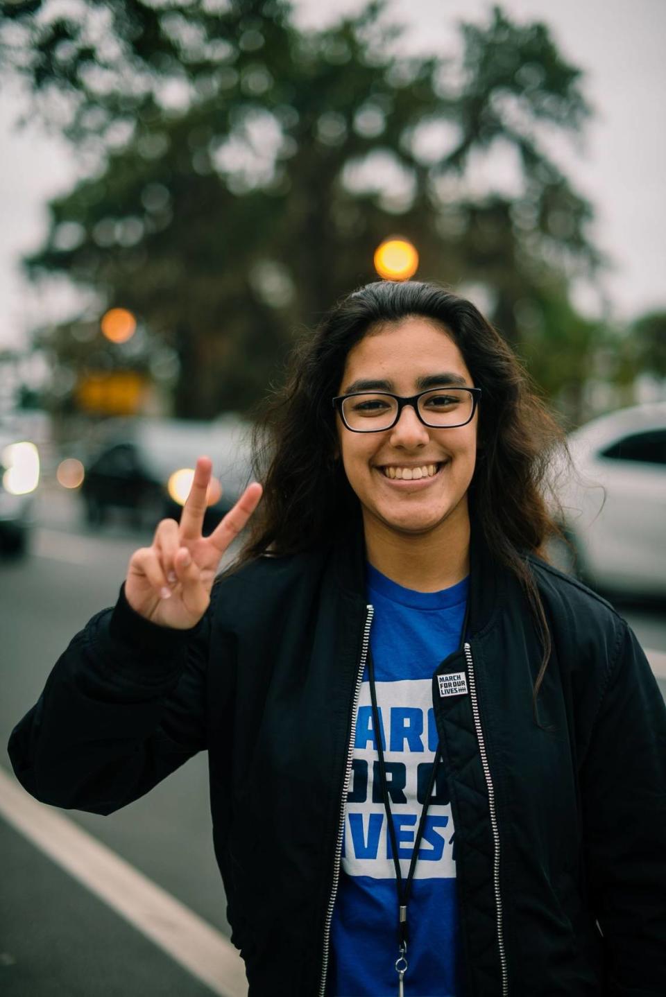 Alyssa Ackbar, 19, joined the March for Our Lives movement as a junior in high school. She now serves as the state director for the organization in Florida.