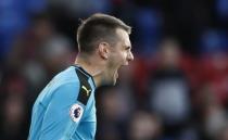 Britain Football Soccer - Crystal Palace v Burnley - Premier League - Selhurst Park - 29/4/17 Burnley's Tom Heaton celebrates after the match Reuters / Stefan Wermuth Livepic