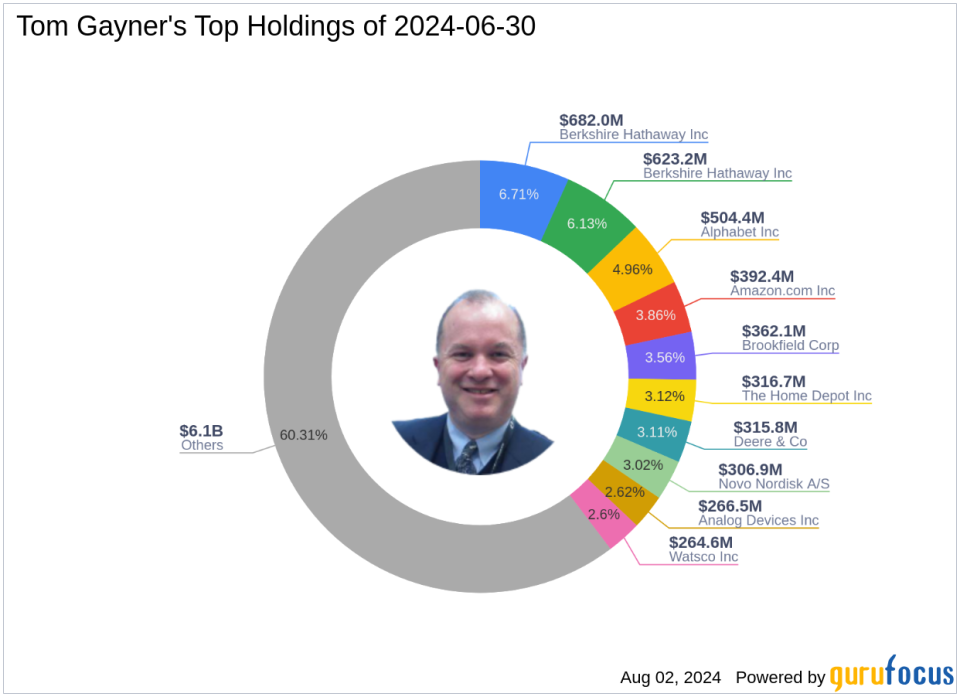 Tom Gayner's Strategic Moves in Q2 2024 Highlight Franco-Nevada Corp's Prominence