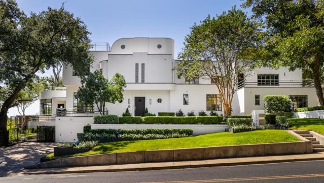 This $13 Million Art Deco Mansion In Austin Converted A Bomb Shelter Into A  Plush Wine Cellar