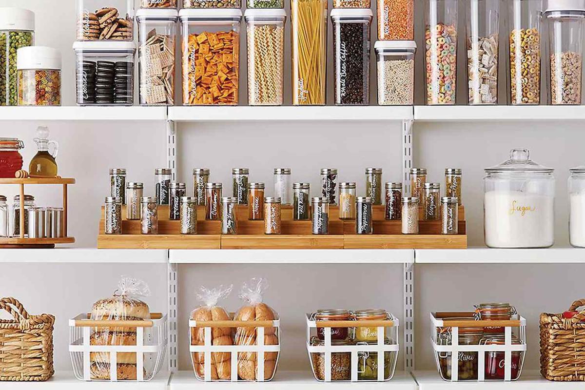 Farmhouse Organizing Storage Bins for Pantry – All About Tidy