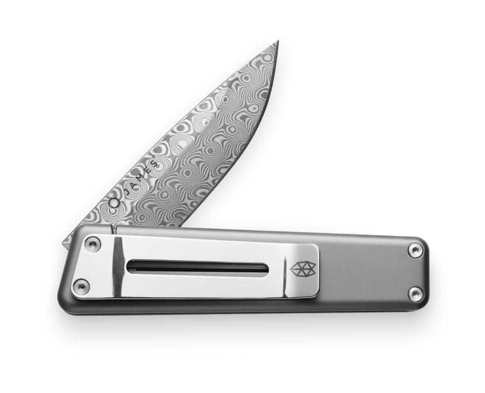 The James Brand The Chapter Damascus steel folding knife; what is Damascus steel?