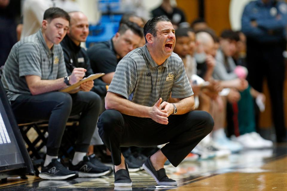 Bryant head coach Jared Grasso says that while he's been "trying to build something" in Smithfield, "Vermont basketball has become a national name."